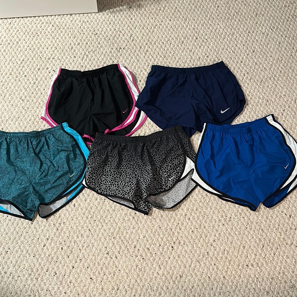 5 Nike Dri- Fit Running Shorts